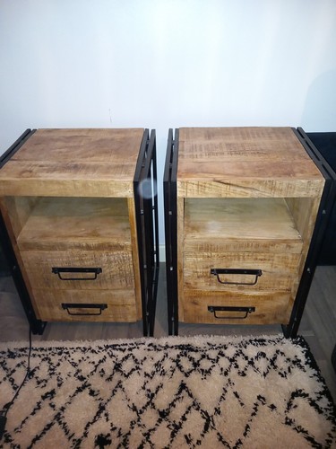 Industrial rustic mango wood - industrial,