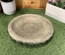 STONE GARDEN LEAF BIRD BATH
