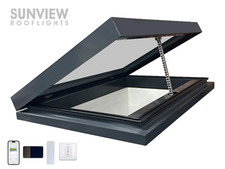Electric opening roof window - opening,
