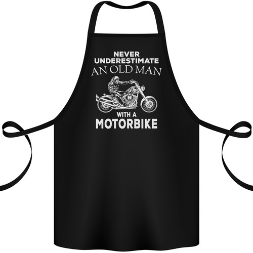 Biker old man motorbike - biker,