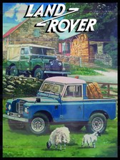 Land Rover Farm Theme Retro tin metal sign retro art decor gift Home Decor