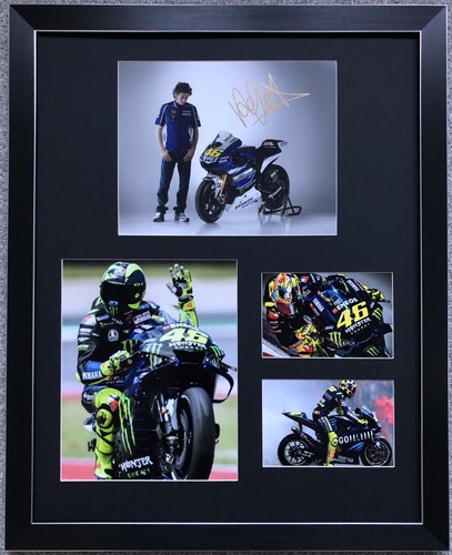 Valentino rossi signed photo - rossi,