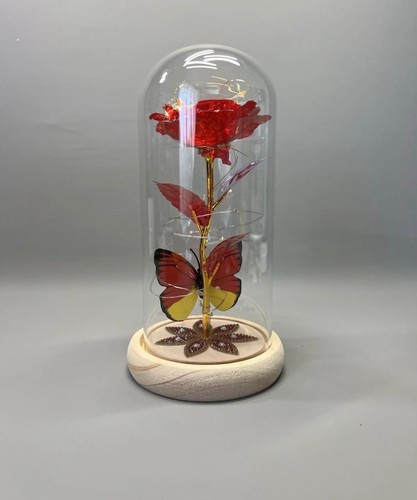 Galaxy colorful rose crystal - galaxy,