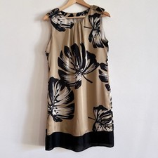 Retro Satin Shift Dress Wallis