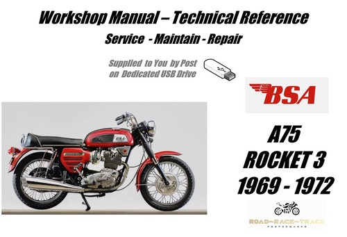 Bsa a75 rocket service - bsa,