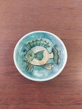 Vintage Alum Bay Ceramics Isle Of Wight Fish Dish, 14CMS DIAMETER 