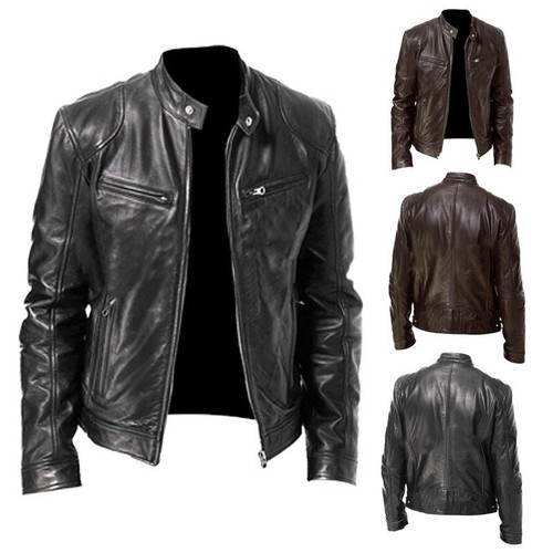 Men vintage cafe racer brown - vintage,