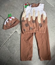 Cute Christmas Pudding Costume Dress up Age 3-5 years