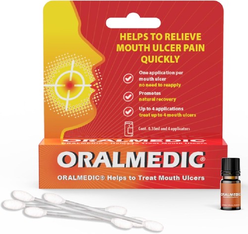 Oralmedic mouth ulcer and - ulcer,
