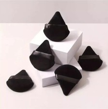 5pcs set Triangle Velvet Powder Puff Flours Mini Face Makeup Sponge Soft
