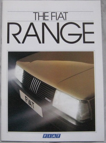 1985 fiat range brochure - 1985,