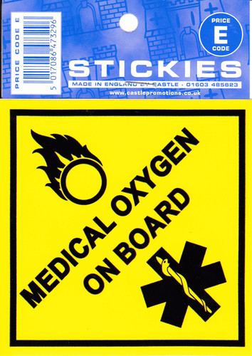 Medical oxygen board - oxygen, on