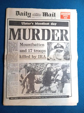 Daily Mail Original Newspaper 70s, 80s, 90s, 2000's - Your Birthday Newspaper ?