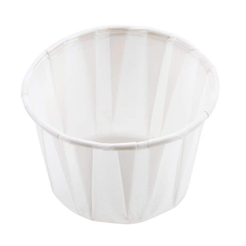Compostable paper souffle cup - souffle,