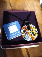 Murano Glass Pendant Necklace