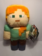 Brand New Minecraft Alex 8 Inch Plush Teddy  By Mattel.