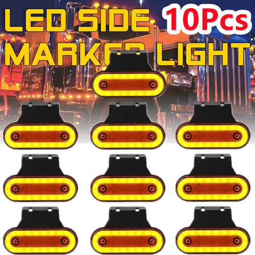 10x orange amber - 20, led