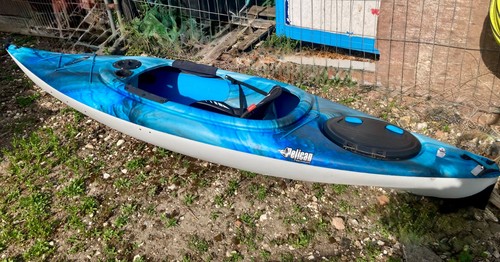 Pelican single sit kayak - pelican, on