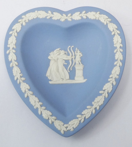 Wedgwood jasperware heart dish - jasperware,