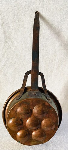 Antique vintage copper egg - copper,