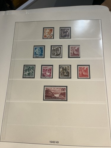 Old german stamps - old,