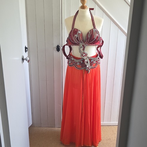 Belly dance costume - set, red