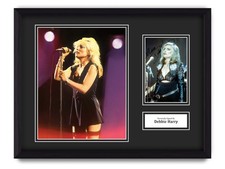 Debbie Harry Hand Signed 16x12