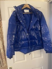 Zara blue ski jacket padded