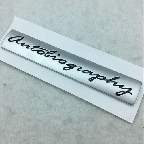 Autobiography badge emblem - autobiography,