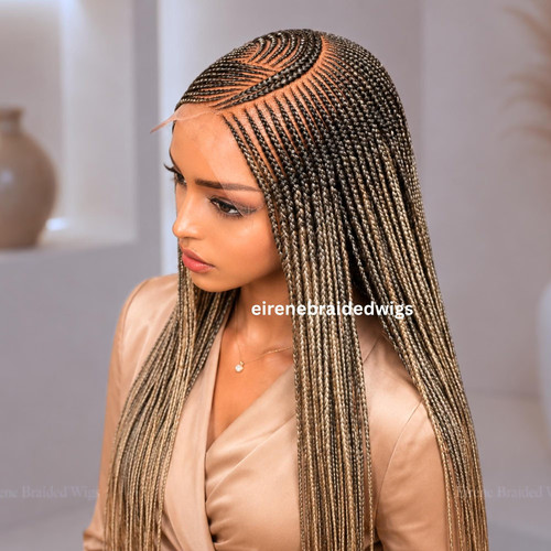 Braided wigs for black - black, women