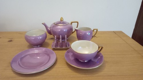 Art deco lilac breakfast - lilac,