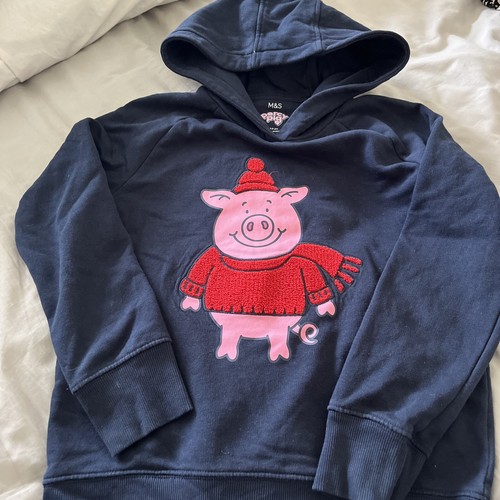 Percy pig navy hoody - pig,