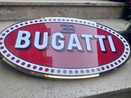 Bugatti sign garage man - , garage,