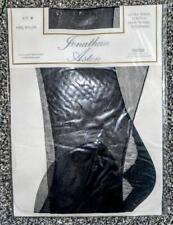 Jonathan ASTON like Harmony Point FULLY FASHIONED VINTAGE Stockings M/L BLACK