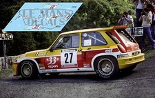 Decals Renault 5 Maxi Turbo