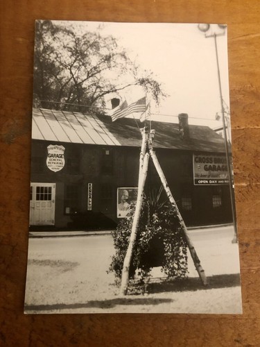 1940s service garage snapshot - 1940s,