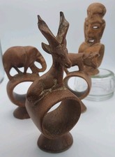 Hand Carved Napkin Rings