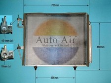 AUTO AIR 16-2091 Air Conditioning Condenser Fits Mitsubishi Pajero/Shogun