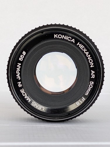 Konica hexanon 50mm 1 8 - ar, f/1.8