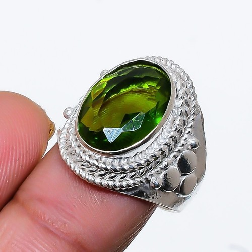 Green peridot gemstone 925 - green,