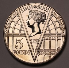 2001 UK Great Britain 5 Pounds