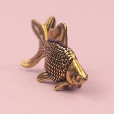 1pc Retro Brass Goldfish