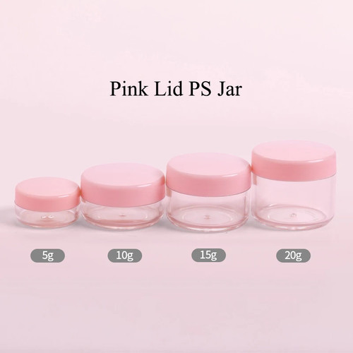 100pcs empty plastic jar - empty,