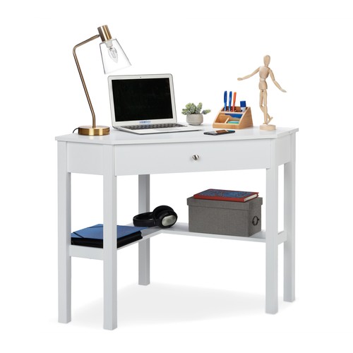 Corner work desk space saving - work,