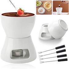 Chocolate Cheese Fondue Pot Set Cheese Fondue Sets Mini Fondue Pot for Home