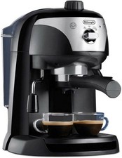 ? De’Longhi EC221.B Espresso Coffee Machine – Black | 15 Bar Pump | Milk Frothe