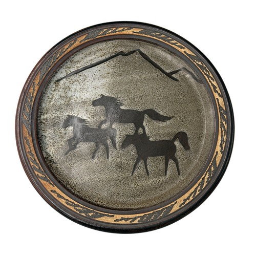 Studio pottery plate - studio,