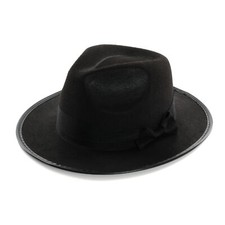 DLX BLACK GANGSTER HAT 1920'S