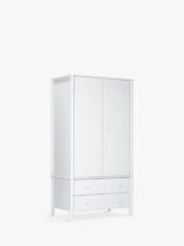 John Lewis Spindle Double Wardrobe with 2 Drawers, Grey R:58 RRP £899 R15