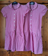 M&S  2x Red Gingham Check